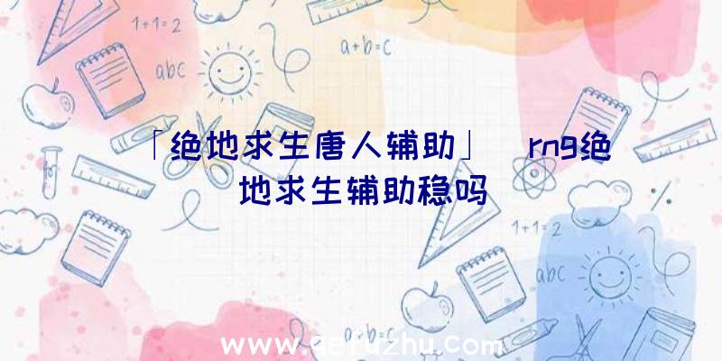 「绝地求生唐人辅助」|rng绝地求生辅助稳吗